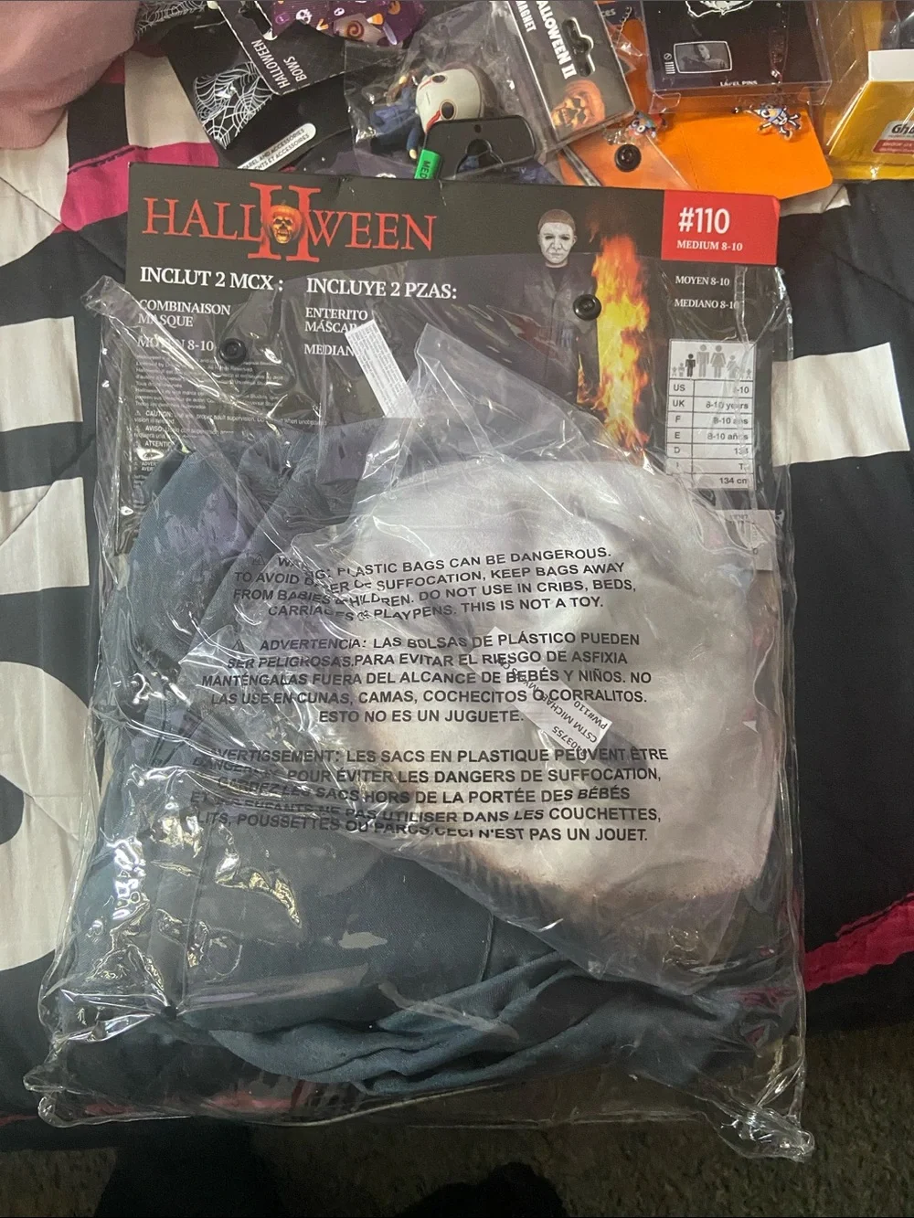 Halloween II Michael Myers Kids Costume - Black